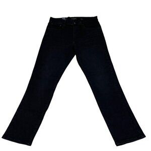 Lucky Brand Mens 412 Athletic Slim Jeans Black Mid Rise Stretch Sz 34x32 - New